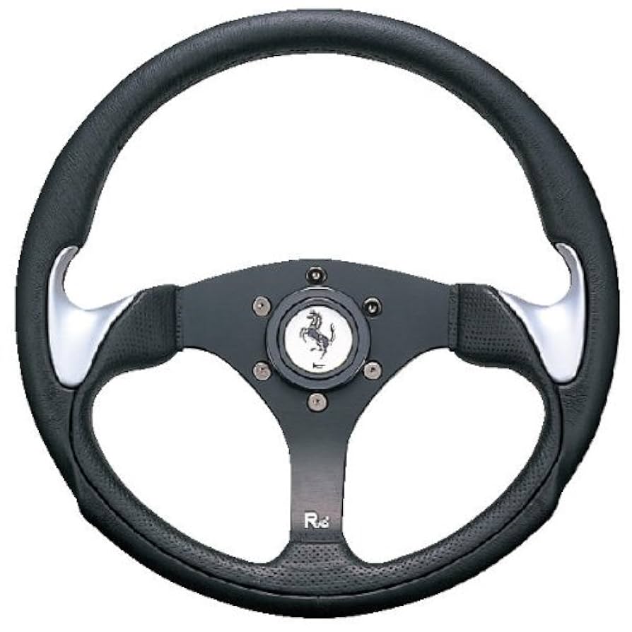 KGW ブラックステアリング レースタイプ ステアリング 29パイ レザー ブラック RACE-TYPE